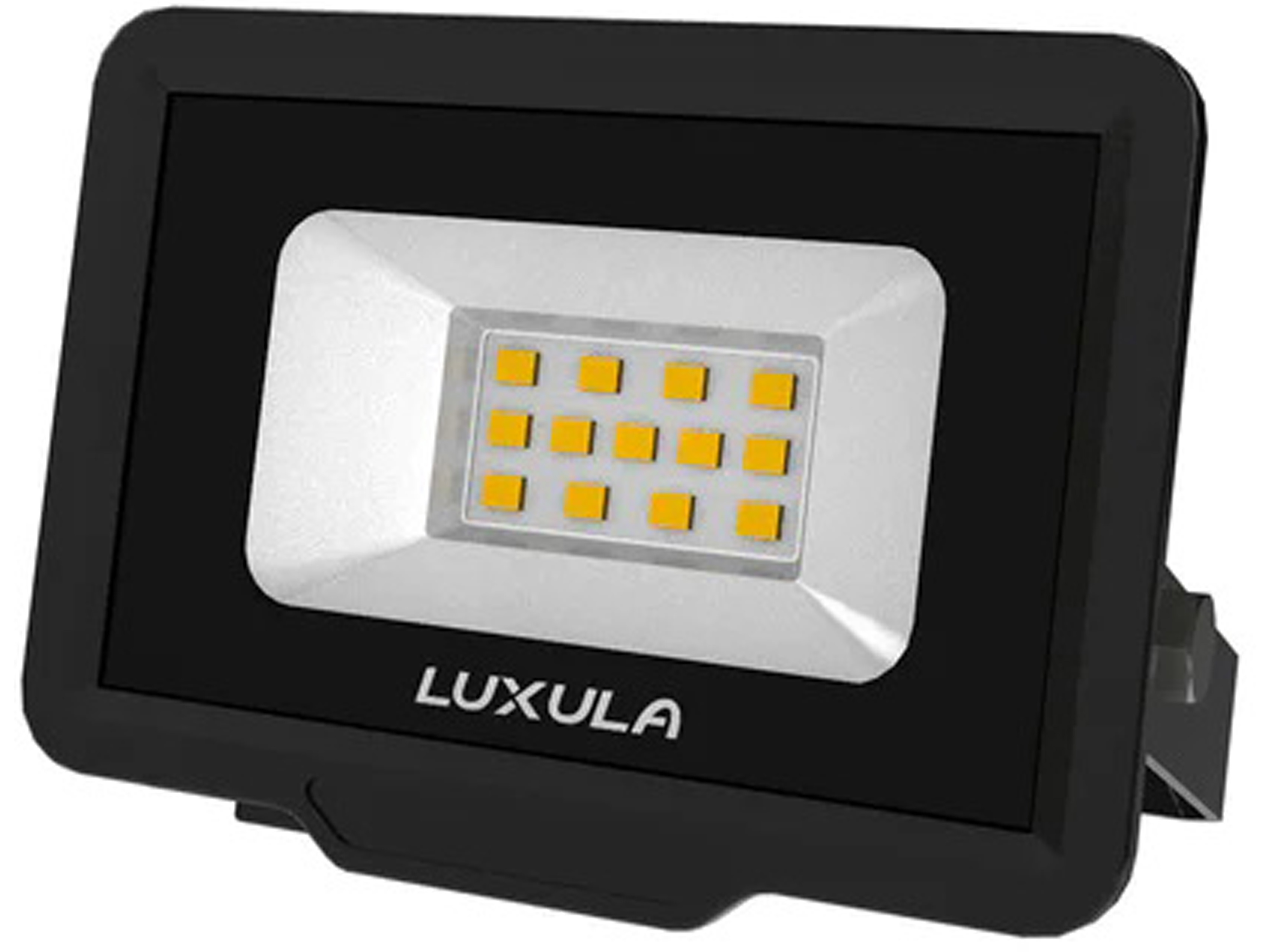 LUXULA LED-Fluter, EEK: F, 10W, 1000lm, 4000K, schwarz