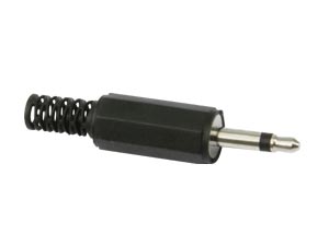 S-IMPULS Klinkenstecker, 3,5 mm, mono, Kunststoff, Knickschutz